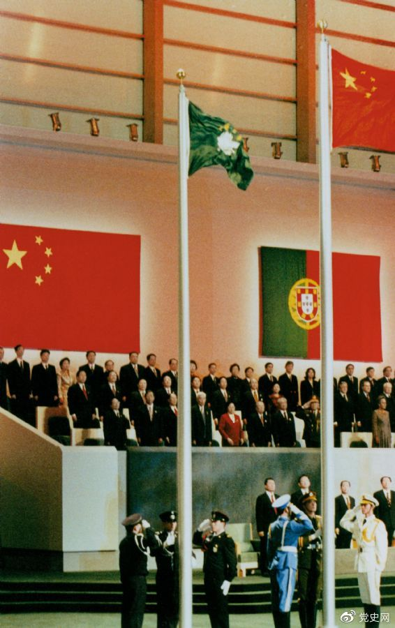 1999年12月20日，中國政府恢復行使對澳門的主權。